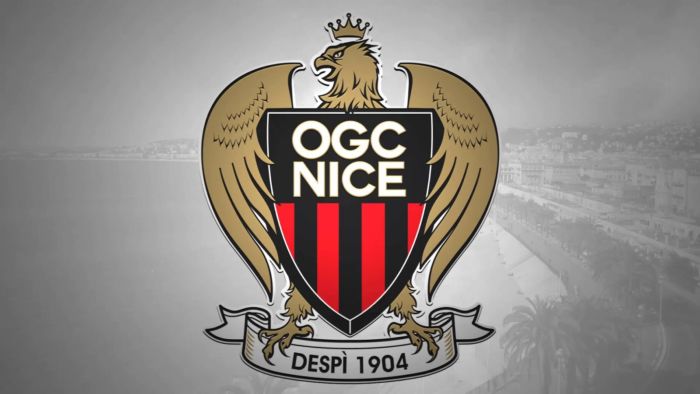 Il logo del Nizza club francese