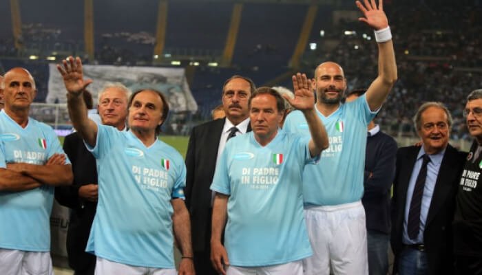 Pino Wilson e Giancarlo Oddi ex difensori della Lazio