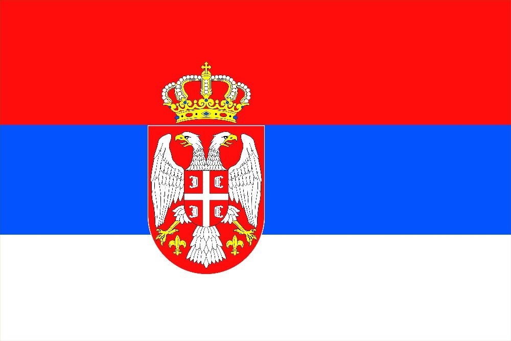 bandiera della Serbia