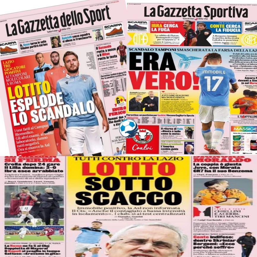 Lazio contro Gazzetta dello sport