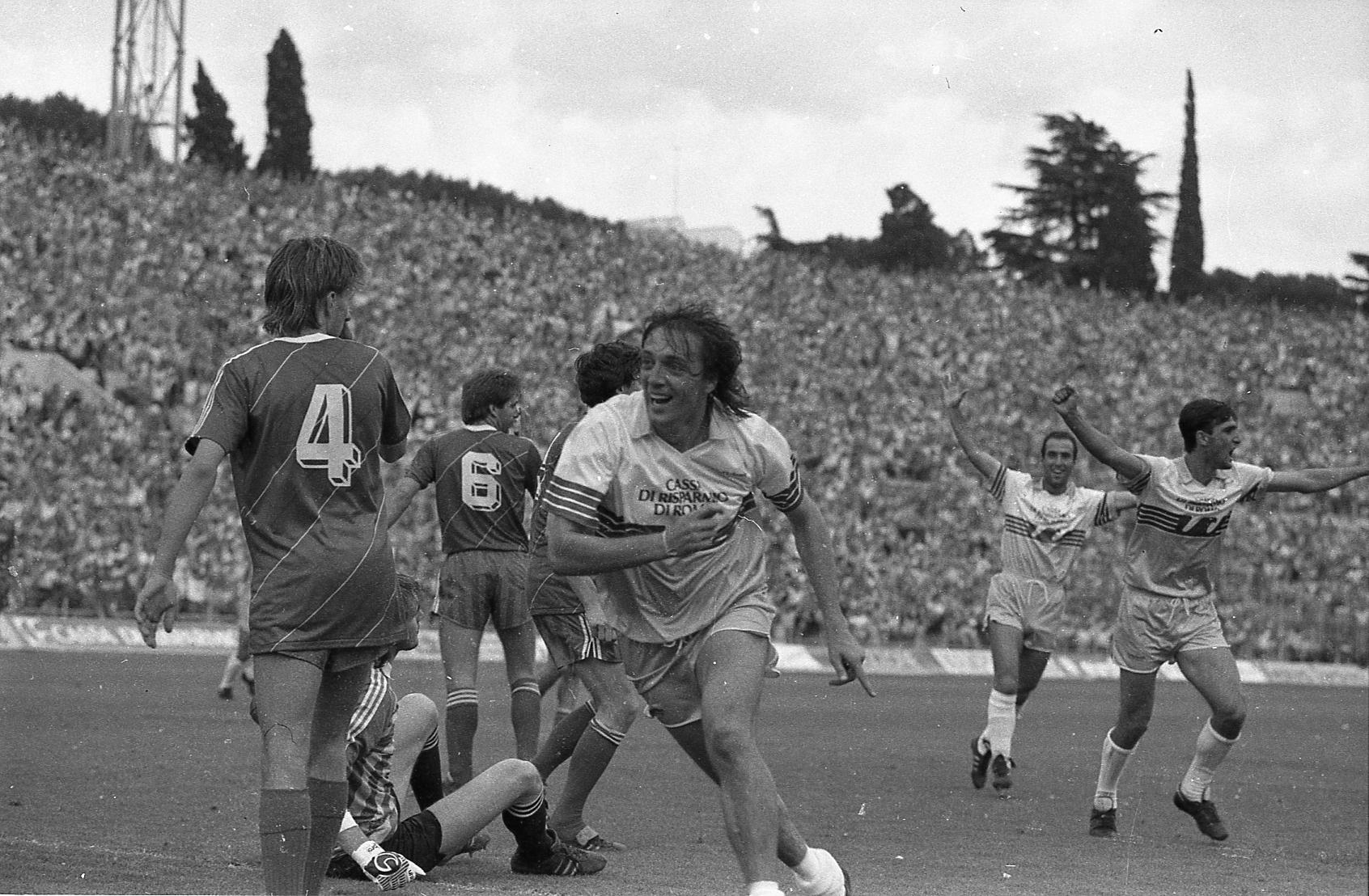 Serie B 1986 87 Lazio vs L.R. Vicenza Giuliano Fiorini