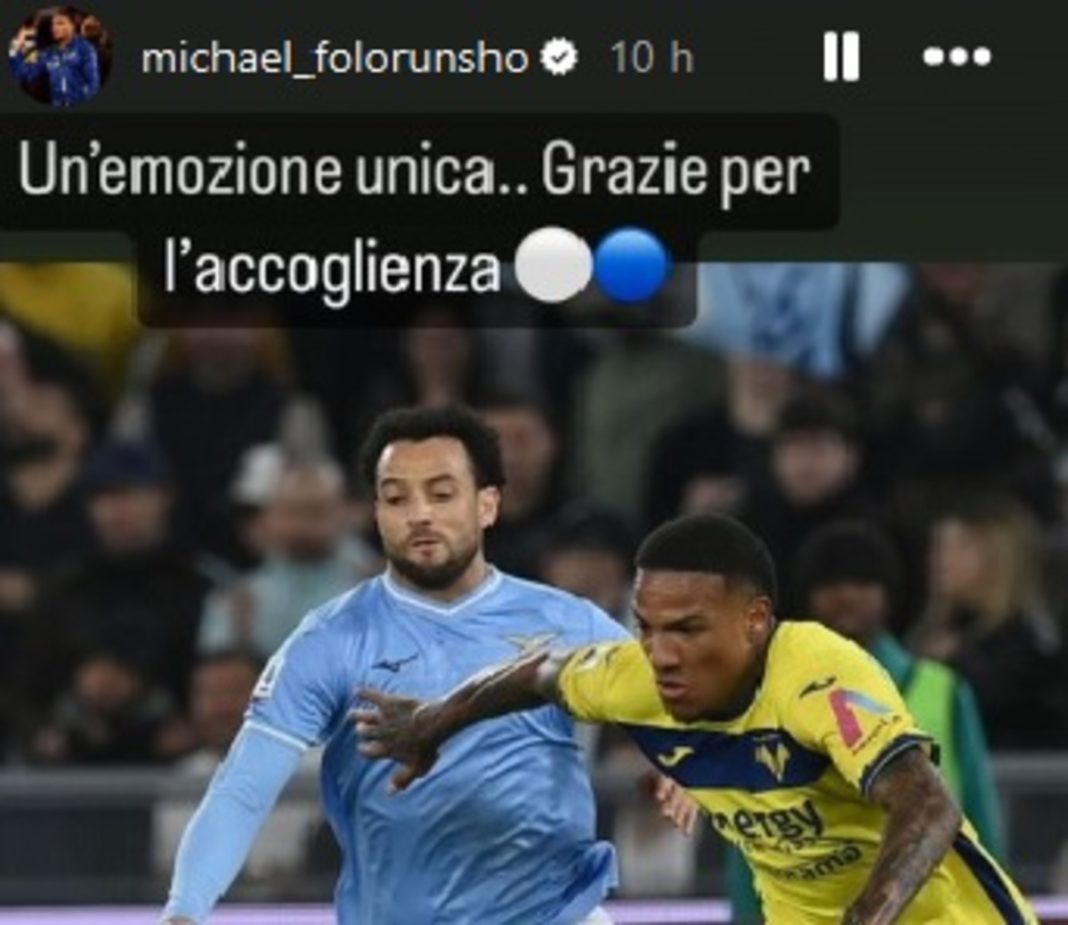Folorunsho ringrazia i tifosi della Lazio